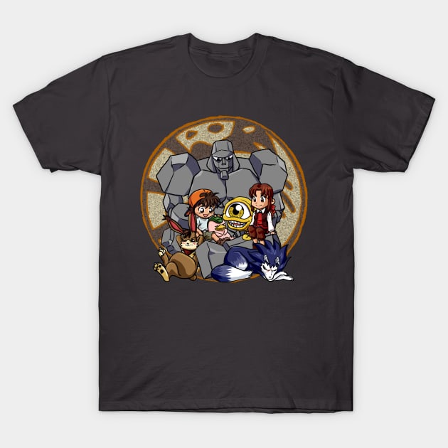 Monster Rancher Group T-Shirt by NightGlimmer